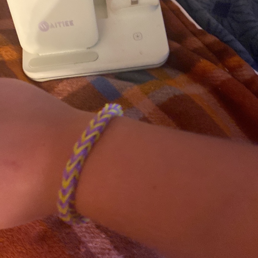 Purple and yellow